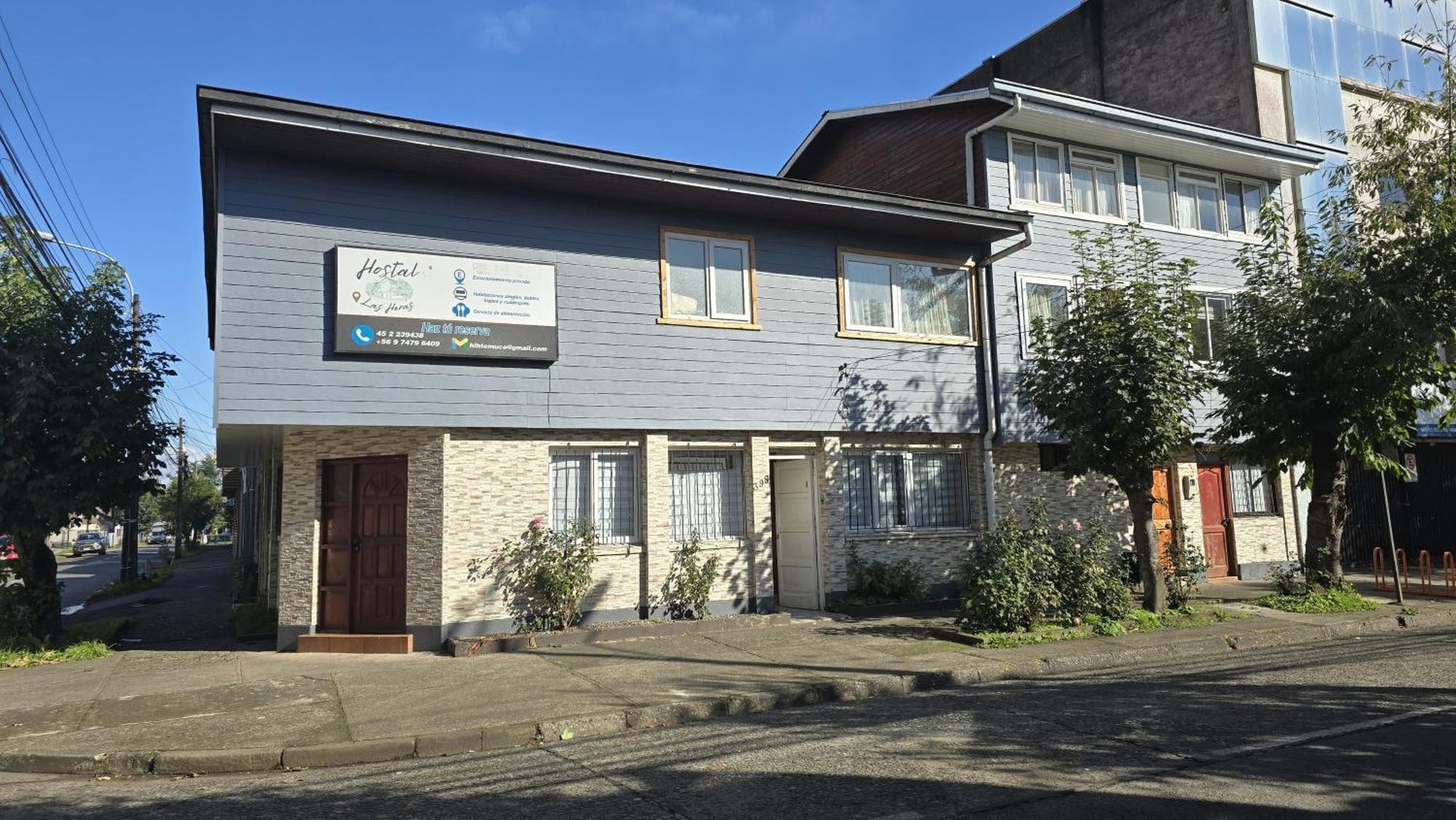 Hostal Las Heras Temuco Bagian luar foto